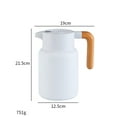 thumbnail image 6 of Double Wall Insulated Thermal Coffee Carafe 1.3L Water Tea Jug Stainless Steel Coffee Pot Milk Kettle for Drom Kitchen Hotel, 6 of 8