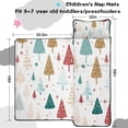 thumbnail image 5 of White Christmas Tree Pattern Toddler Nap Mats for Kids Preschool,59"x22" Sleeping Mat Bag or Kids,Toddler Sleeping Bag,Toddler Nap Mat or Daycare, 5 of 6