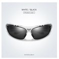 thumbnail image 2 of Gafas de seguridad, lentes de gafas de sol polarizadas, protección ocular contra impactos y UV U6, clasificación de seguridad según ANSI Z87+, estuche rígido Adepaton LRWJ481-1, 2 of 7