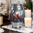 thumbnail image 6 of MUKTIVE Cardinal Urn for Memorial Remains - Cremation Urns for Adults - Large Decorative Urns for Human Ashes Adults - 10 Inch Ashes Urn for Mom, 6 of 7