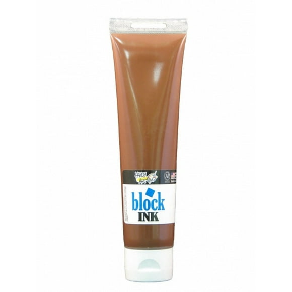 (Brun) - Handy Art 308-050 Tube d'Encre d'Impression à Blocs Soluble dans l'Eau, Brun, 150 ml