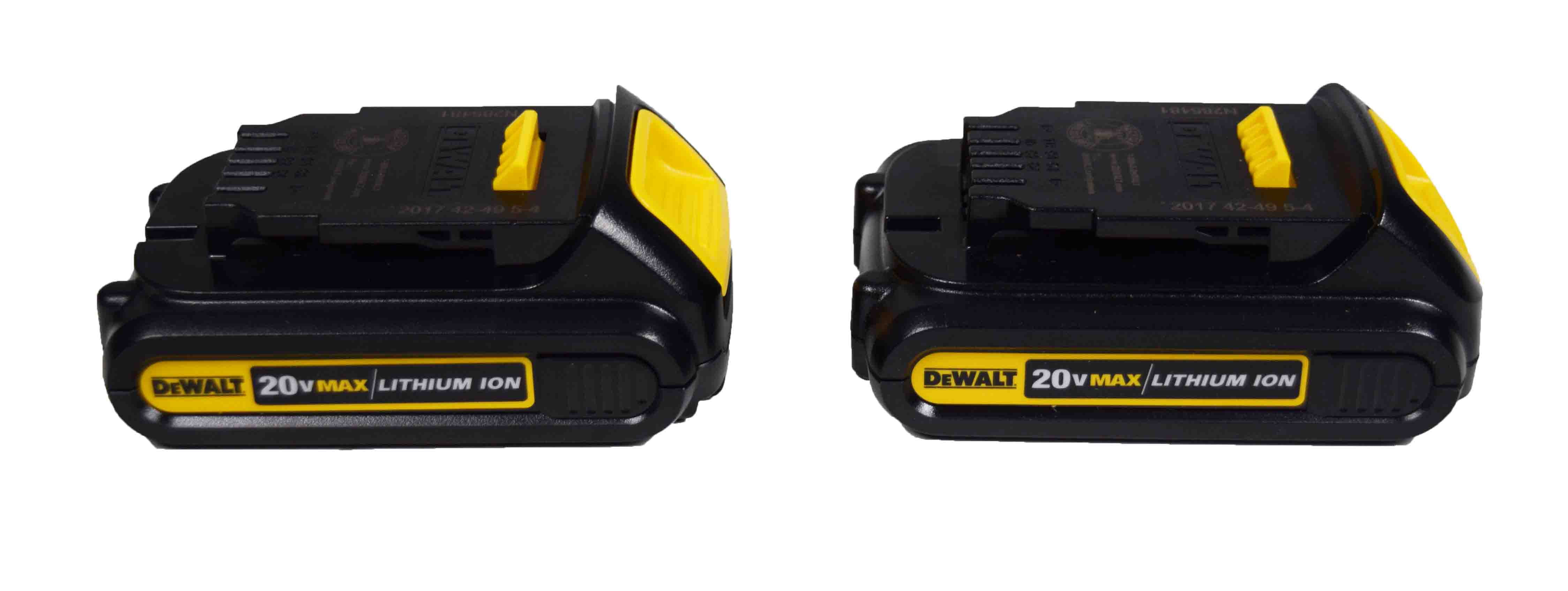 DeWalt DCB201-2 20-Volt MAX Li-Ion Battery Pack 1.5Ah (2-Pack)