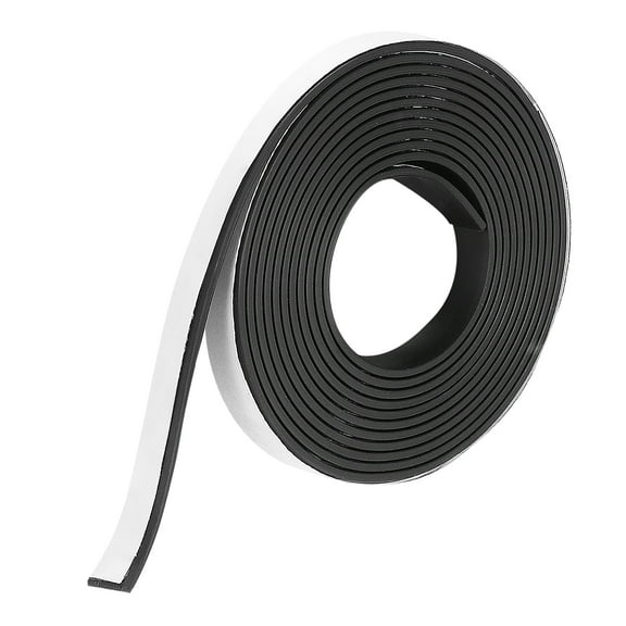 Uxcell Magnetic Strip 6.56 Feet x 3/8" Width x 1/16" Thick Magnetic Tape Labels Stickers