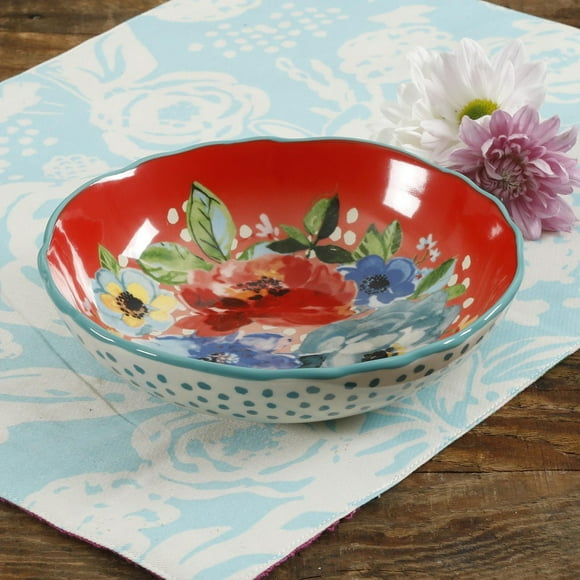The Pioneer Woman Melody Teal 7.5-Inch Pasta Bowl