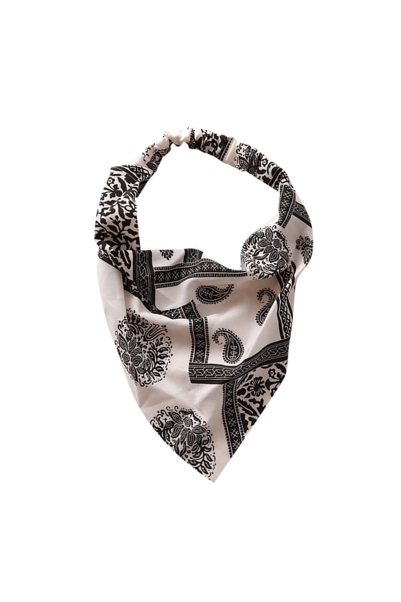 Head Wraps for Women's Hair Floral Hair Bandanas Head Kerchief Women Bandana Print Hair Scarf Triangle Hair Kerchief with Ties Head Scarf Headwraps