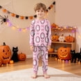 thumbnail image 5 of NIEWTR Toddler Baby Girl Sweatshirt Set 2t 3t 4t 5t 6t 7t 8t Kid Fall Long Sleeve Halloween Clothes Halloween Outfits Fall Winter Outfit 2PC Long Sleeve Pajamas Set, 5 of 9