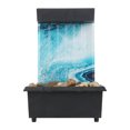 thumbnail image 2 of Fuente de Mesa de Relajación Interior, Fuente de Agua, Decoración de Escritorio, Enchufe de La UE , Estilo 4, Multi Soledad Cascada de la fuente interior, 2 of 7