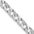 thumbnail image 4 of 14K White Gold 7.35mm Polished Fancy Link Bracelet, 4 of 5