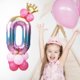 thumbnail image 4 of Globos de aluminio con forma de dígito de oro rosa de 32 pulgadas, 1, 2, 3, 4, 5, 6, 7, 8 y 9, para decoración de bodas, cumpleaños, baby showers, fiestas, globos de aire, número 0 en oro rosa., 4 of 8