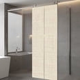 Cream Window Privacy Film, Abstract Modern Farmhouse Solid Color ...