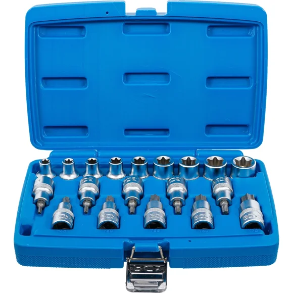 Juego de DADOS CON PUNTA Torx BGS 5100 19 PZ