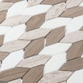 thumbnail image 5 of Channing Elongated Hex 1" x 2.5" Marble Honeycomb Mosaic Wall & Floor Tile, 5 of 7
