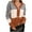Khaki, variant on Fesfesfes Women Sweater Cardigan Casual V-Neck Long Sleeve Fall Sweater Cardigan Blouse Button Pullver Tops Tops on