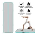 thumbnail image 2 of CHAMPIONPLUS Air Track 10ft Mint Green Inflatable Tumble Track Gymnastics Tumbling Mat for Home Yoga, 2 of 8