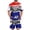 Blue, variant on 2026 Soccer Cup for Men Raglan Short Sleeve Pajama Set, Mexico Jersey Style Loungewear, International Football Graphic Sleepwear, Casual Sport Training Uniform, Breathable Shorts Set Gift Red XL