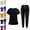 Black, variant on Scrub Sets for Woman Nursing Uniform Comfortable Lightweight Stretch V-Neck Top & Drawstring Cargo Pants