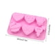thumbnail image 3 of Molde de silicona multi-corazón para repostería: herramienta de decoración de 6 cavidades para tartas, moldes de chocolate, bandeja para cubitos de hielo para postres, golosinas navideñas y festas, 3 of 7