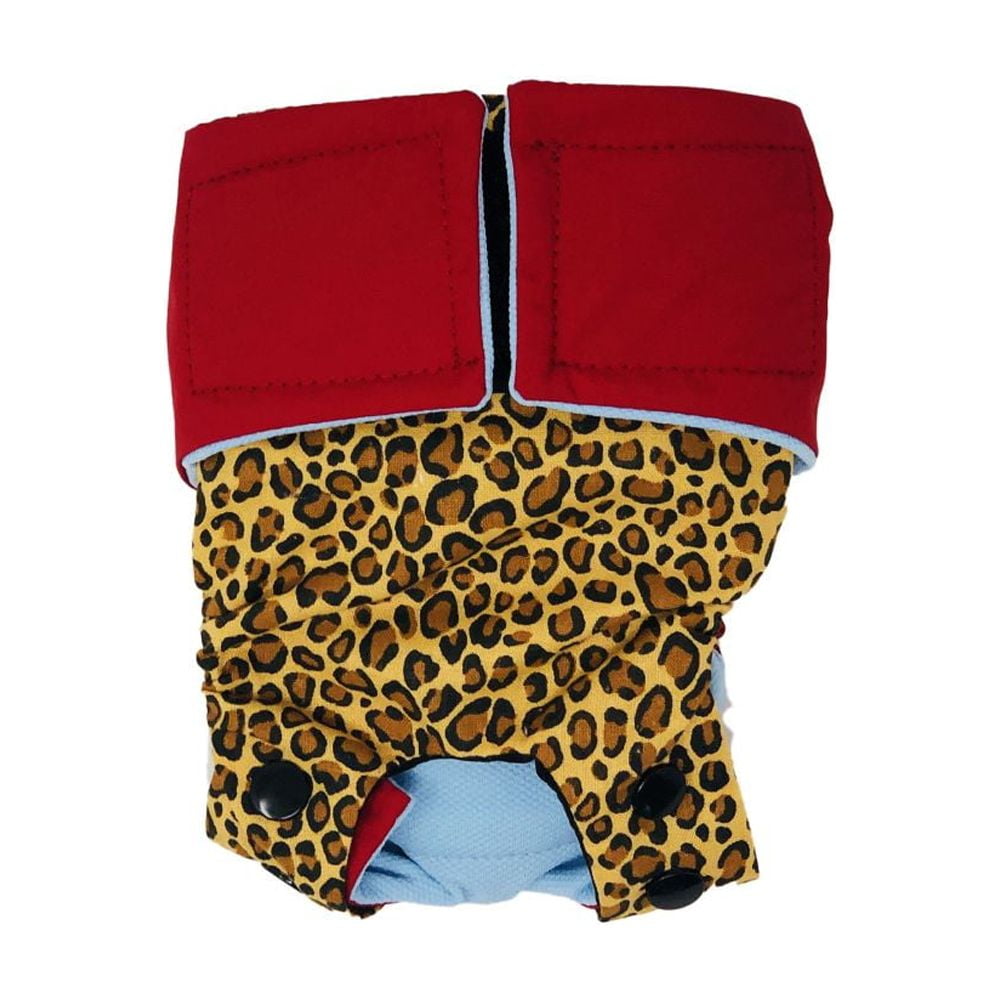 Barkertime Leopard Cat Diaper Snappy