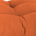 thumbnail image 2 of Jordan Manufacturing Sunbrella 44" x 18" Canvas Rust Solid Rectangular Tufted Contoured Outdoor Wicker Settee Bench Cushion, 2 of 9