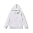 thumbnail image 2 of CYRBOKO Girls Sweatshirts, Gift Long Sleeve Casual Crew Neck Hoodies with Pockets White Size 11-12 T, 2 of 7