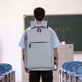 thumbnail image 1 of Mochila para portátil Mochila de viaje de negocios Mochila de senderismo Se adapta a portátiles de hasta 15,6 pulgadas Gran capacidad Ligera Duradera , GRIS Yinane Bolso de negocios, 1 of 8