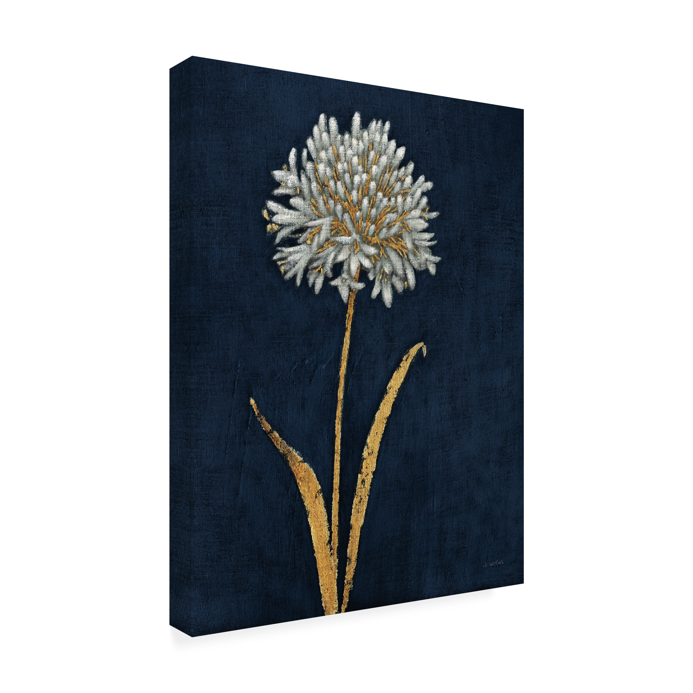 Trademark Fine Art James Wiens Shimmering Summer I Indigo Crop Canvas Wall Art - 24x32