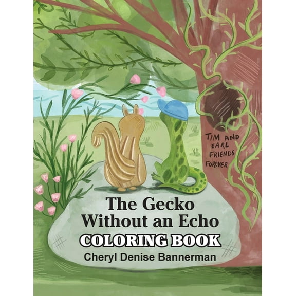 The Gecko Without an Echo Coloring Book, (Paperback)