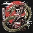 thumbnail image 2 of Traditional Skeleton Geisha Savage Crewneck T Shirts Boy Girl Teen Brisco Brands X, 2 of 5