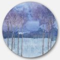 thumbnail image 1 of Designart 'Evening Serenade II' Art Mural Rond en Métal Style Ferme - Disque de 36, 1 of 5