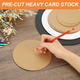 thumbnail image 4 of 24 Pcs Circle Card Stock, 7.9 Inch Cardstock Paper Circles for Craft, White, 4 of 7
