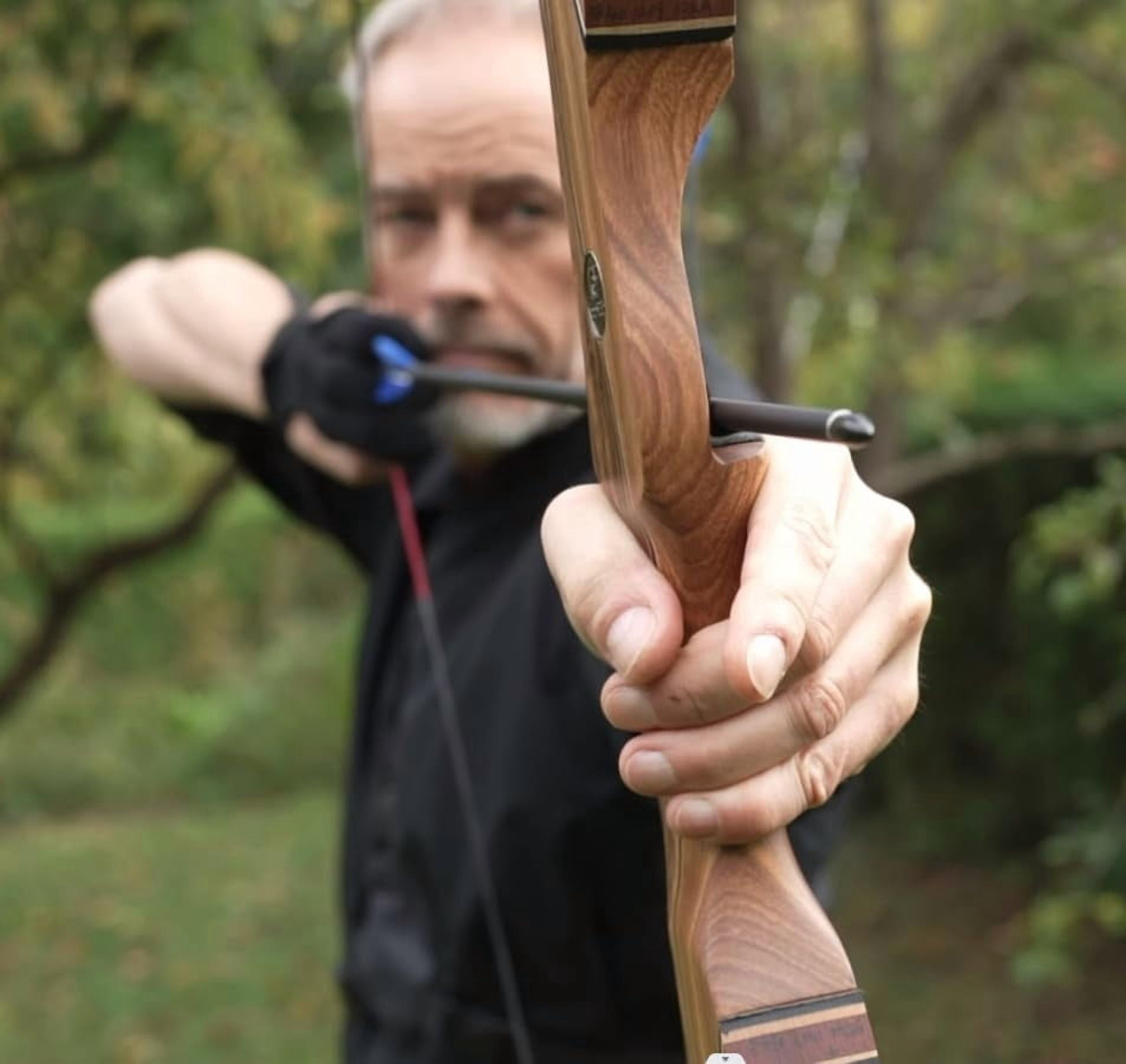 Sanlida Eagle X9 New 58” RTH Standard Hunting Recurve Bow and Arrow Set for Adults and Hunters, Wooden Takedown Recurve Bows Package for Outdoor, Hunting and Practice (45 Lbs, Right Hand)