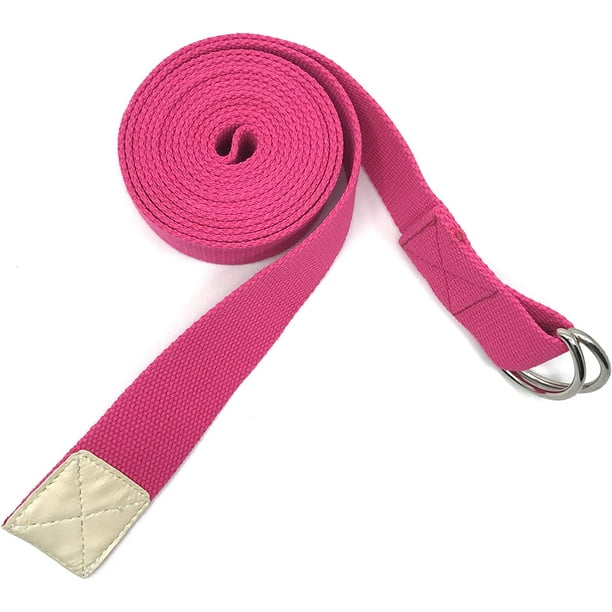 Cotton Yoga Strap - Teeyar Pro Thickening 10 feet/8 feet/6 feet Cotton Yoga  Belt for Stretching, Flexibility, Physical
