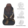 thumbnail image 4 of Picia Ball Phyton Snake Print Waterproof Sweating Car Seat Cover for Post Gym Workout, Running, Beach and Hiking, Universal Fit Anti-Slip Bucket Seat Protector, 4 of 5