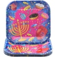 thumbnail image 1 of Hanukkah Plates - Hanukkah Paper Goods - 7 Inch - Serves 10, 1 of 5