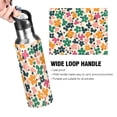 thumbnail image 4 of Yayeee 20oz Insulated Water Bottle Double Wall Stainless Steel with Flip Straw Lid, Floral Blooms, 4 of 7