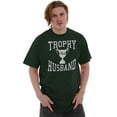 thumbnail image 3 of Trophy Husband No. 1 Hubby Award Men's Graphic T Shirt Tees Brisco Brands M, 3 of 6