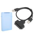 thumbnail image 4 of Hard Disk Cable, Stable 480Mbps USB 2.0 ABS  Box  For 2.5in  HDD SSD White,Gray,Blue,Red,Green, 4 of 8