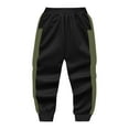 thumbnail image 4 of dazeni 2 Pcs Boys Tracksuit Patchwork Athletic Hoodie Sweatsuit with Sweatshirt and Joggers Fall Winter Outfits Sportswear Set, 4 of 4