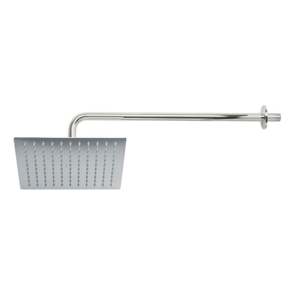Regadera Acero Inoxidable 10 Brazo Cromado Foset Foset R-310
