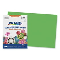 SunWorks, PAC9607, Construction Paper, 50 / Pack, Brite Green