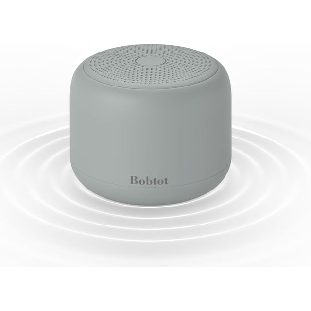 Bobtot Altavoz Portátil Bluetooth, Altavoz Inalámbrico Impermeable con Sonido Estéreo Mini Altavoz para Exteriores E Interiores 20 Horas de Reproducción Micrófono Integrado Gran Opción de Regalo