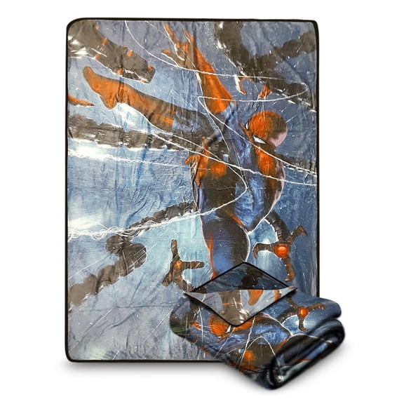 Marvel Spider-Man Doc Ock Fleece Softest Comfy Throw Blanket for Adults & Kids| Measures 60 x 45 Inches