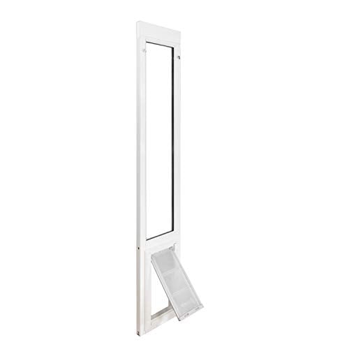 Endura Flap Vinyl Sliding Glass Dog Door Large 74 75 77 White Com Endura Flap Vinyl Sliding Glass Dog, Vinyl Sliding Patio Pet Door