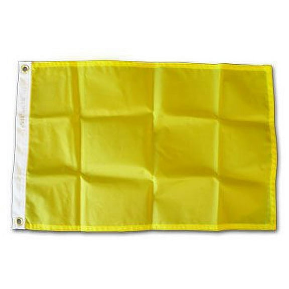 Yellow - 12"x18" Solid Color Nylon Flag