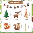 thumbnail image 3 of Fangsheng Woodland Animals Craft Kit Forest Creatures DIY Sewing Felt Plush Animals for Kids Beginners Educational Sewing Set Girls and Boys Art Craft Kits, 3 of 7