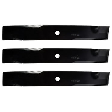 Mower Blades Replaces Hustler 52"" 603995 795526 783753 3PK, BLACK
