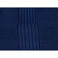 thumbnail image 3 of Juego de toallas Utopia Towels, 8 piezas, 100% algodón hilado en anillos, azul marino, 3 of 8