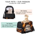thumbnail image 3 of Halloween Broom Premium Fabric Dog Bag - 17x10x11.8 in - 900D Oxford Cloth, Sherpa Base, Nylon Webbing - Sturdy & Stylish Pet Carrier Bag, 3 of 7