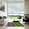 thumbnail image 7 of Ahgly Company Machine Washable Indoor Square Transitional Charcoal Black Area Rugs, 6' Square, 7 of 7