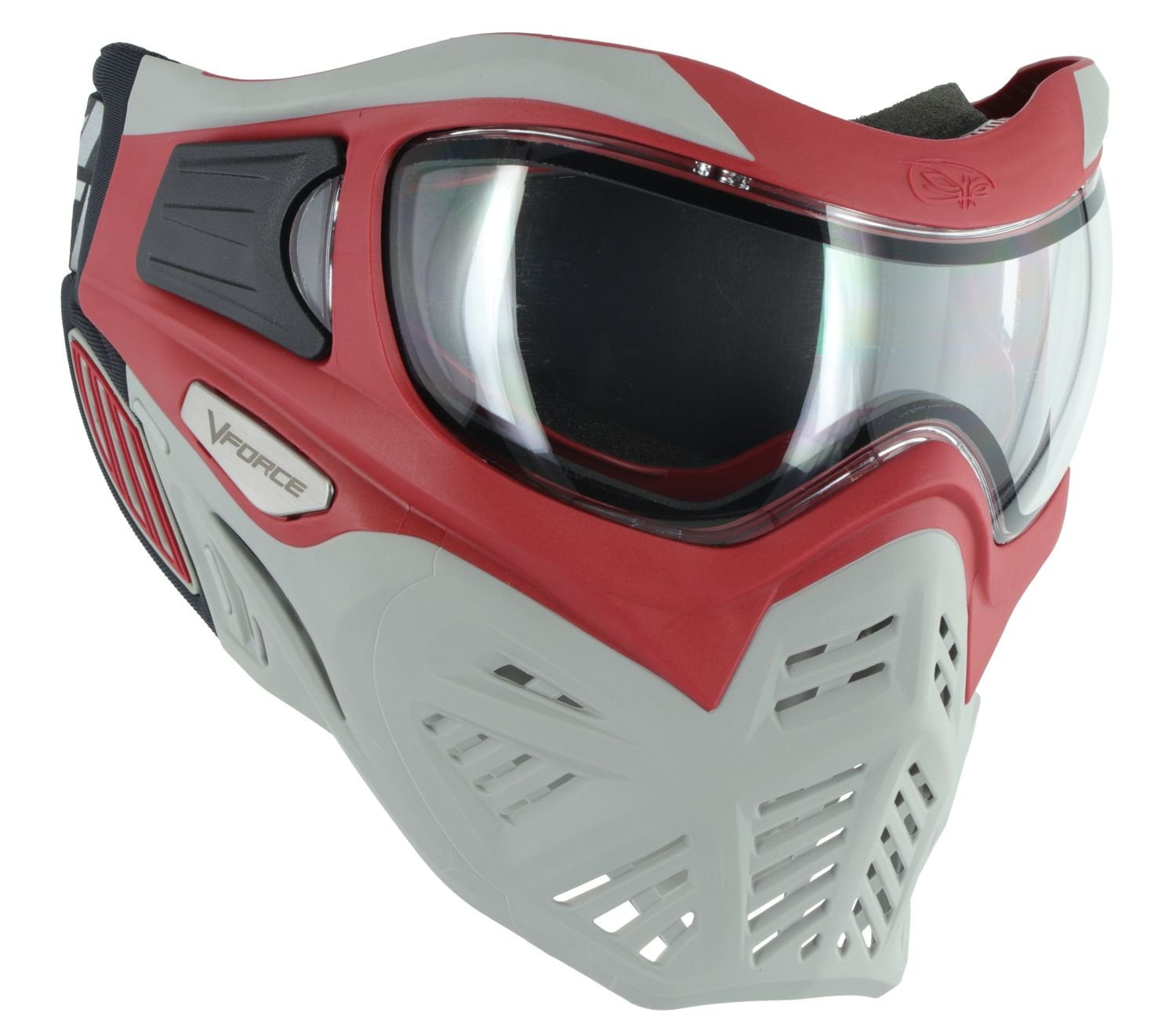 VForce Grill 2.0 Mask Paintball Goggle w Clear Thermal Lens Red Grey